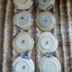 8 very old flat plates made of ironstone
