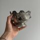 Shiny silver metal cup
