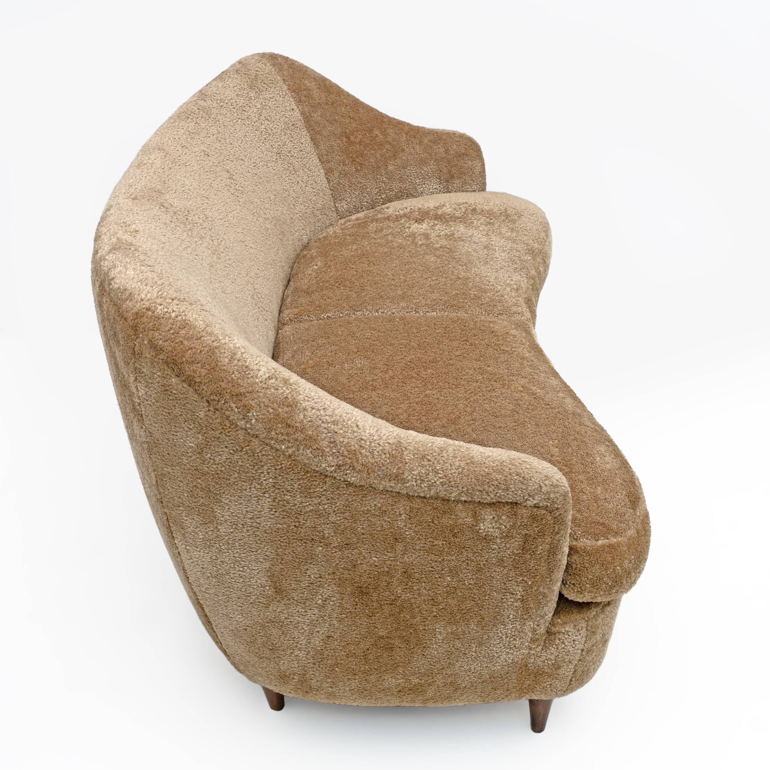 Canapé italien moderne du milieu du siècle attribué à Gio Ponti pour Casa E Giardino, 1930s