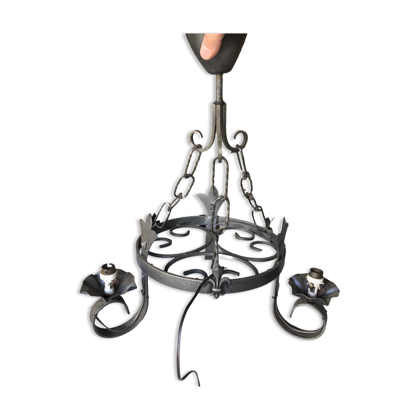 Wrought iron suspension