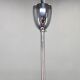 Bauhaus UFO Chandelier by Drupol, Chrome Glass Pendant, 1940s