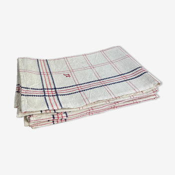 Old linen thread tea towels