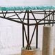 Concrete and ground glass table, Italy 1980's