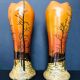 Paire de vases art nouveau