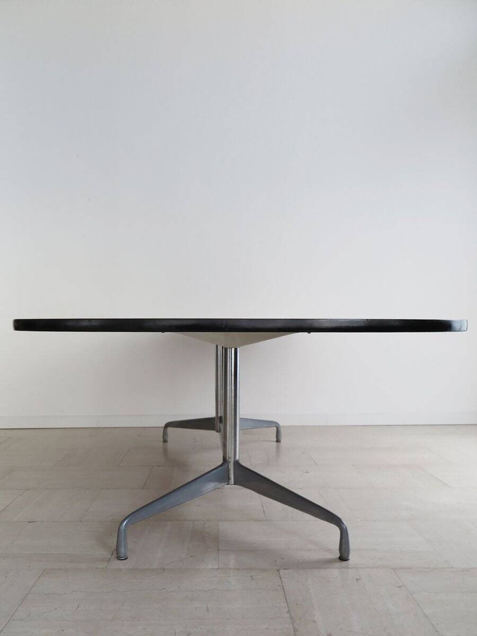 Large Wood and Aluminum Table by Charles & Ray Eames for Herman Miller, 1960s