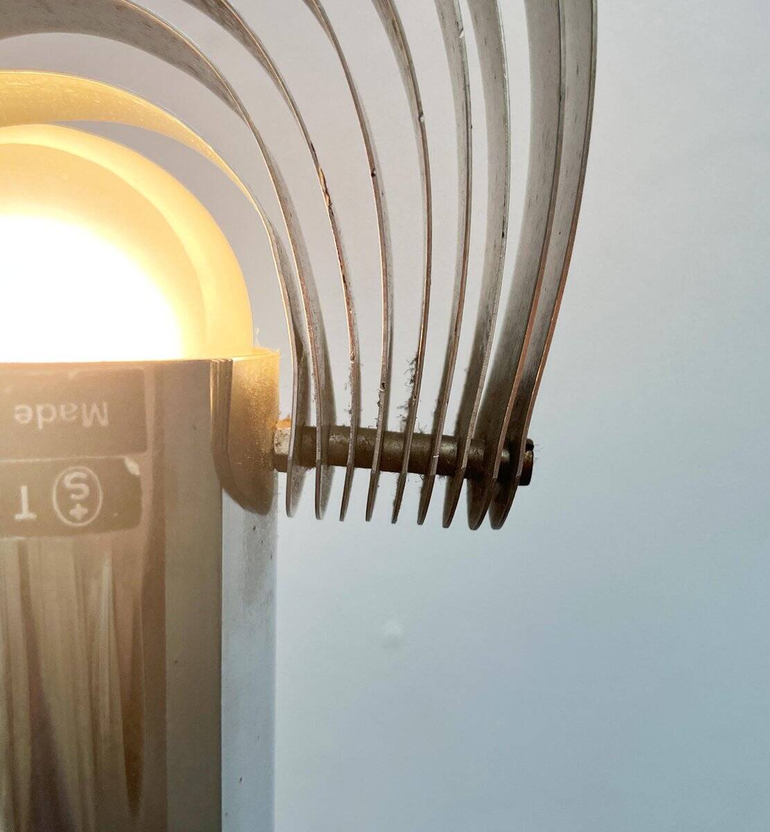 Vintage Space Age Swiss Model Visier Magnetic Wall Lamp by E. R. Nele for Temde, 1970s