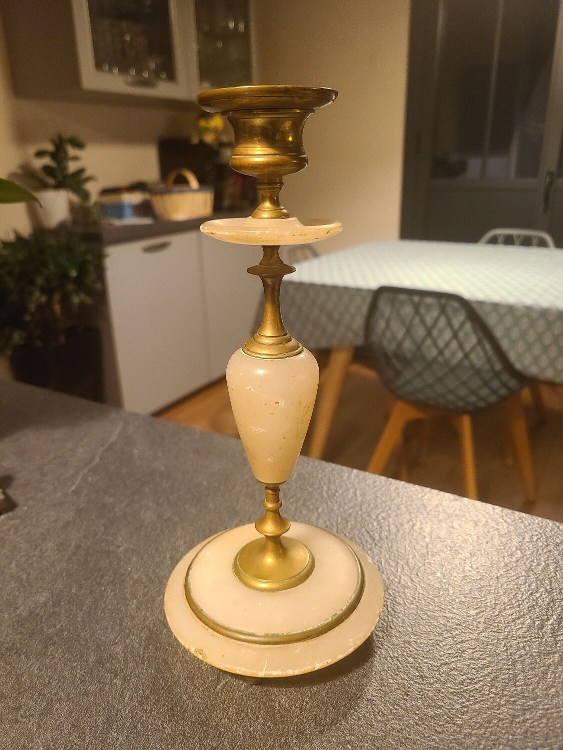 Antique candle holder