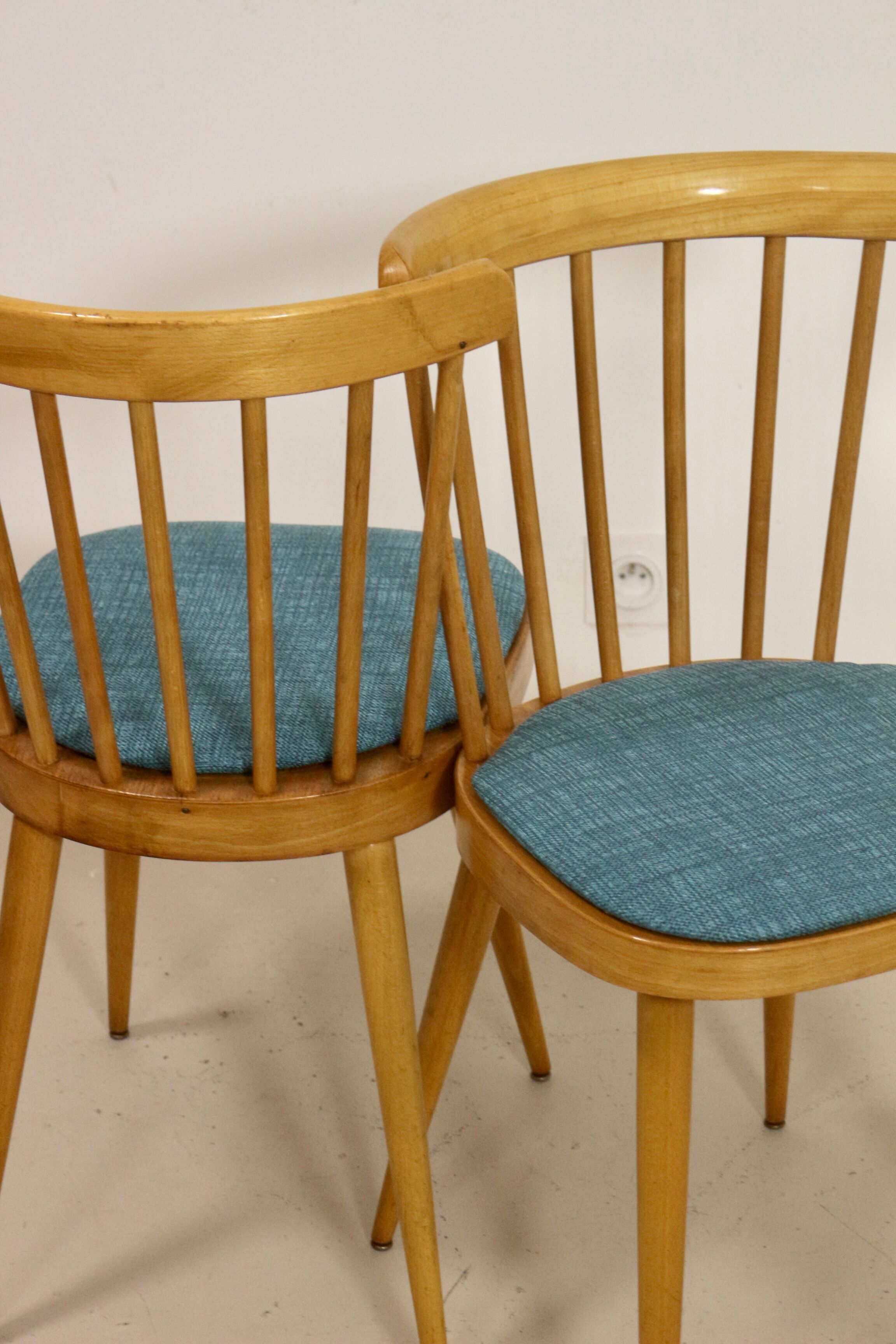 Set of 2 scandinavian chairs 1960