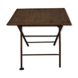 Wooden folding table