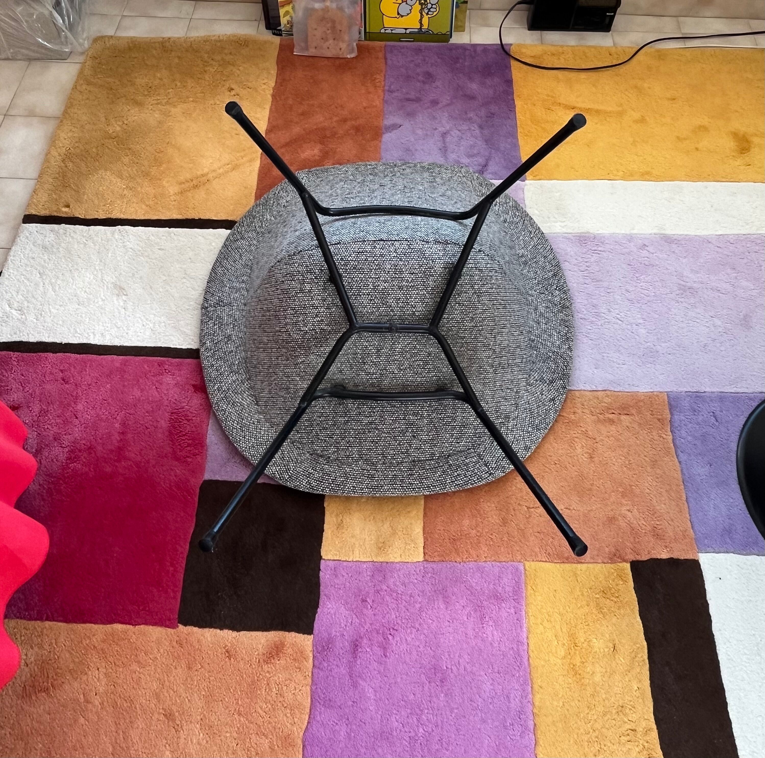 Pair of armchairs designed by Claude Vassal, 1950s.