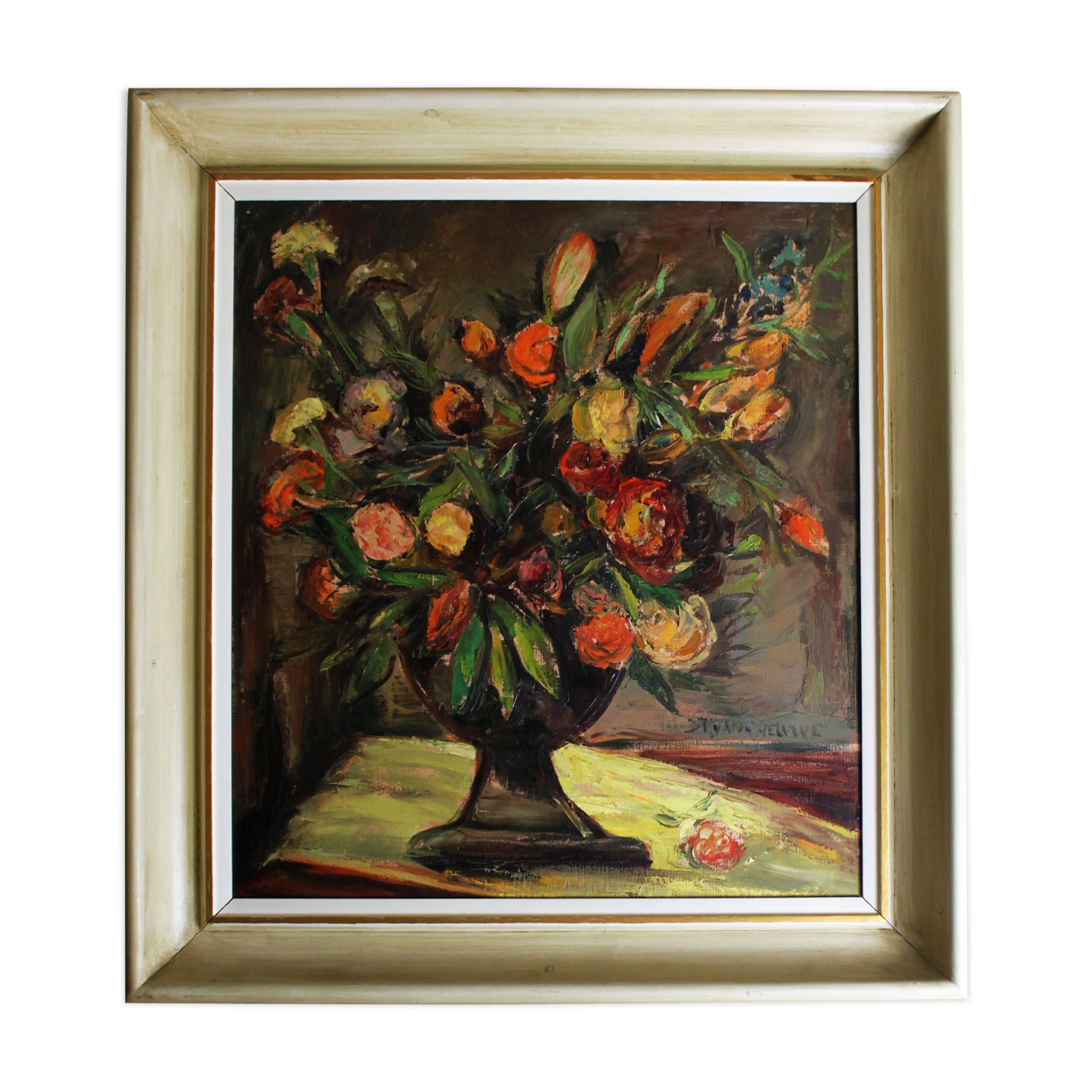 Still life bouquet of flowers, st vangheluwe.