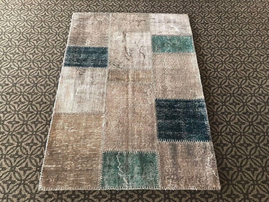 Modern turkish patchwork carpet