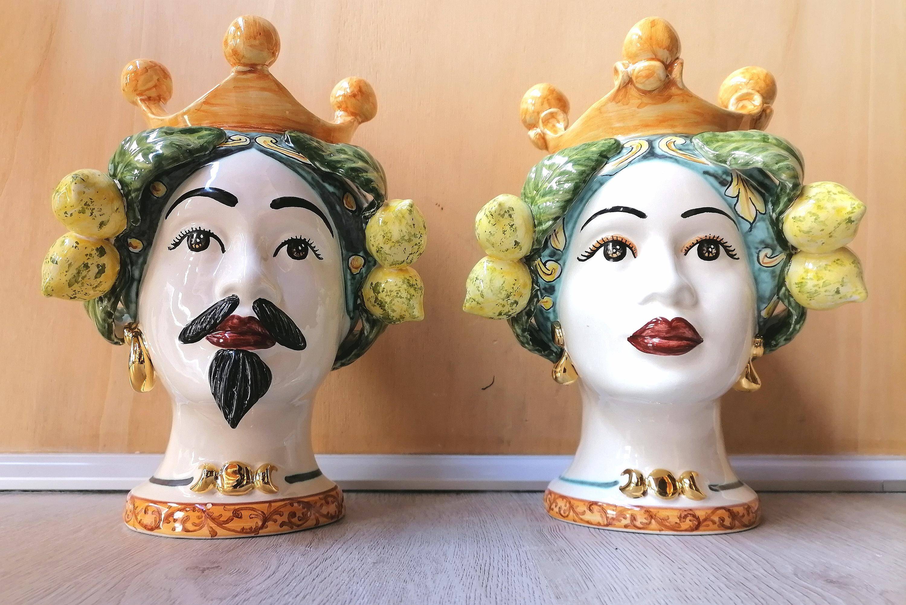 Test of Sicilian Moor in ceramic