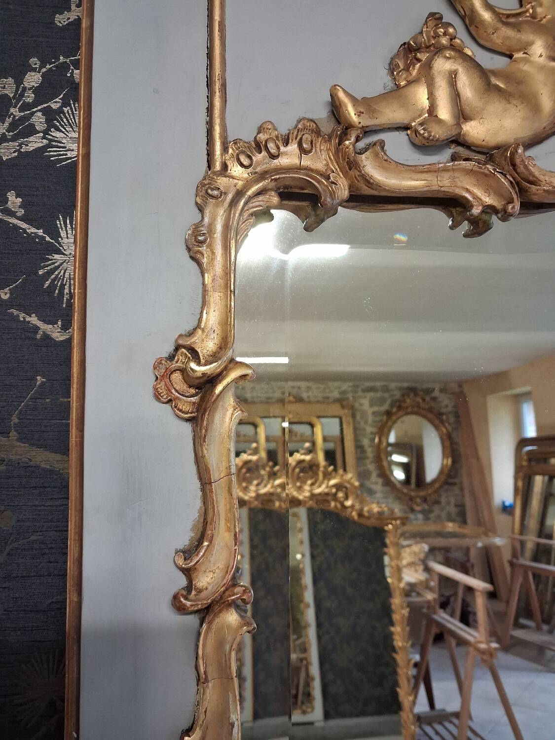 Napoleon III mirror/trumeau, 187 x 111