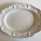 Flat centerpiece with godrons in glazed earth Moustiers 18th