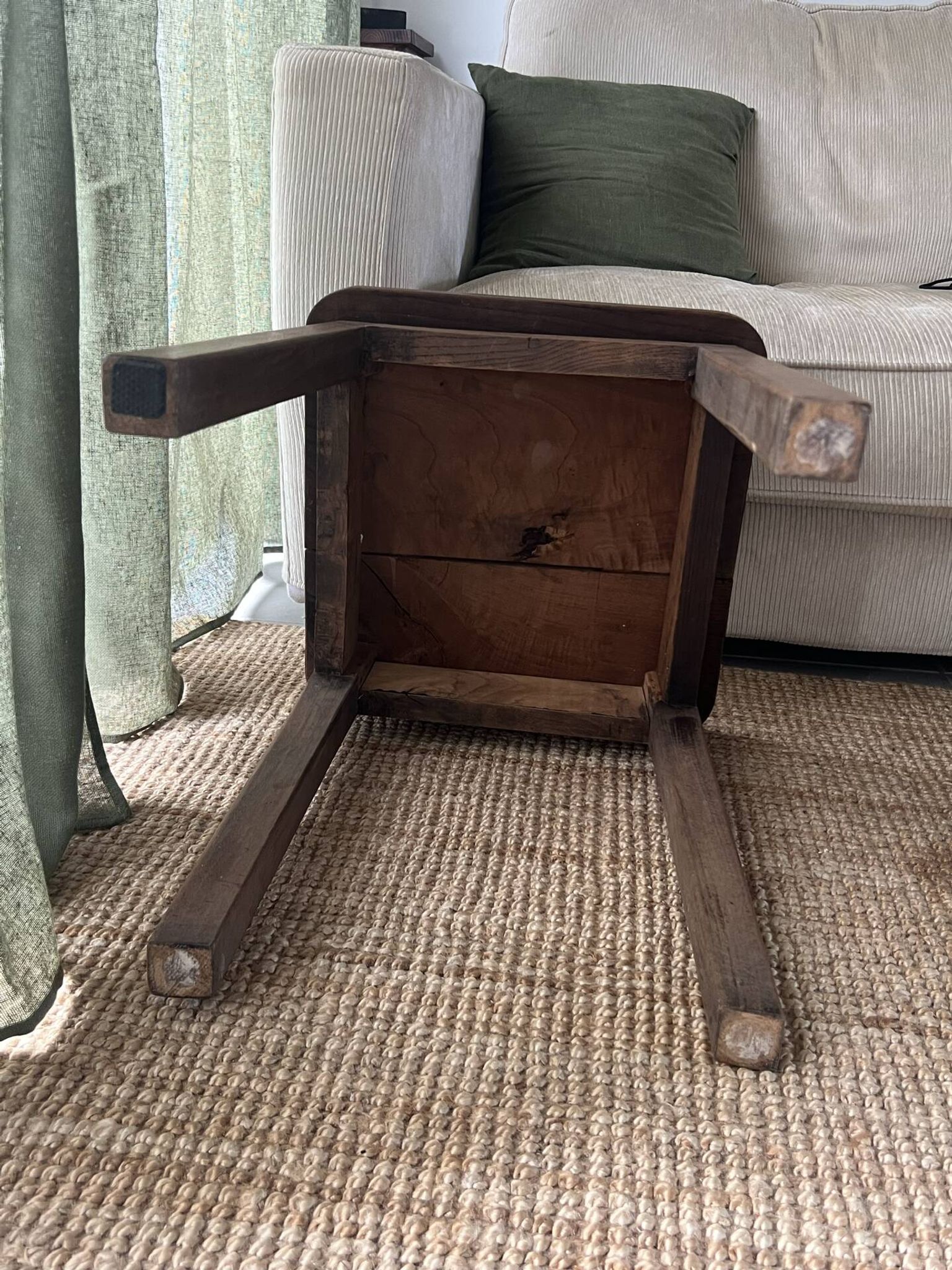Old wooden stool