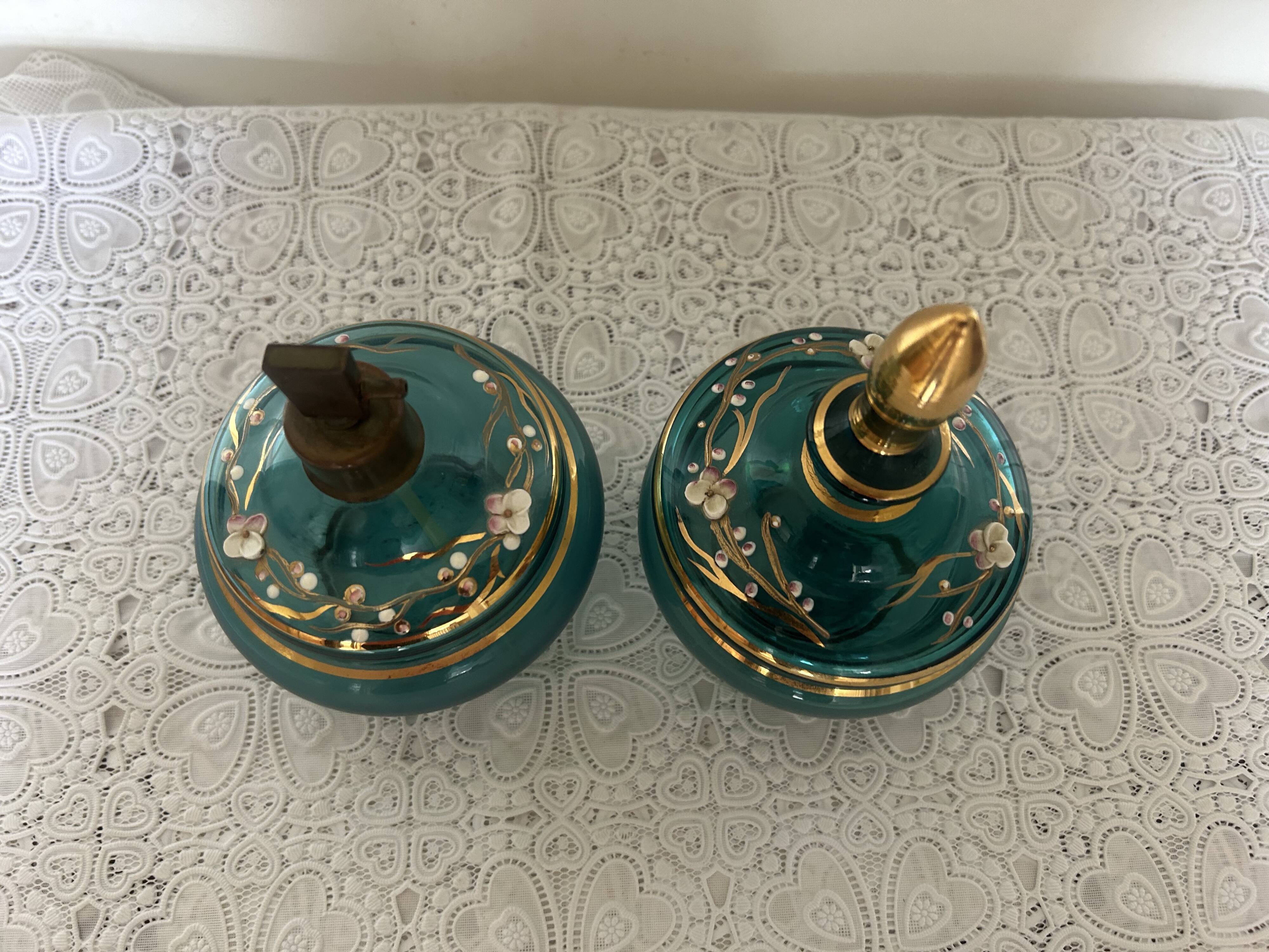 Antique bottle and pot