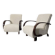 Art Deco Armchairs by Jindřich Halabala, 1950s, Set of 2