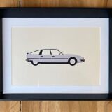 Deco design frame - citroën cx