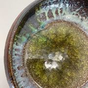 Ceramic studio pottery bowl shell element by gerhard liebenthron, germany, 1970s