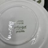 Set of 9 Boch Argenteuil dessert plates