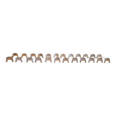 Set of 12 knife rests by Bruno Wiskemann, Brussels (first half of the