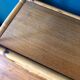 Rattan and bamboo shelf 70s