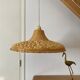 Vintag lampshade suspension in natural material