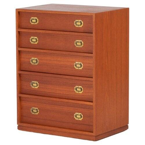 Mid-Century Modern Danish Chest of Drawers in Teak by Henning Korch, 1960s
