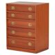 Mid-Century Modern Danish Chest of Drawers in Teak by Henning Korch, 1960s