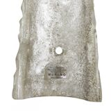 Pair of Modern Brass and Murano Glass "Scavo" Sconces