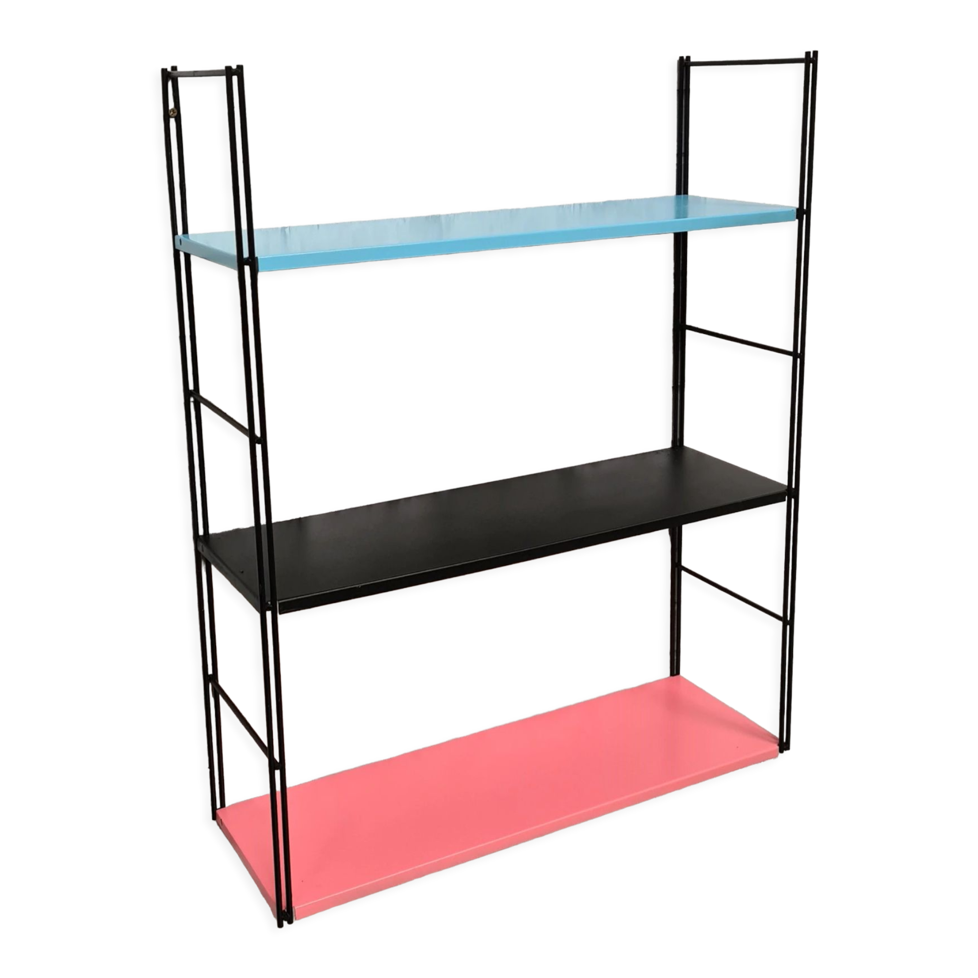 Metal shelves