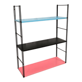 Metal shelves