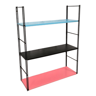 Metal shelves