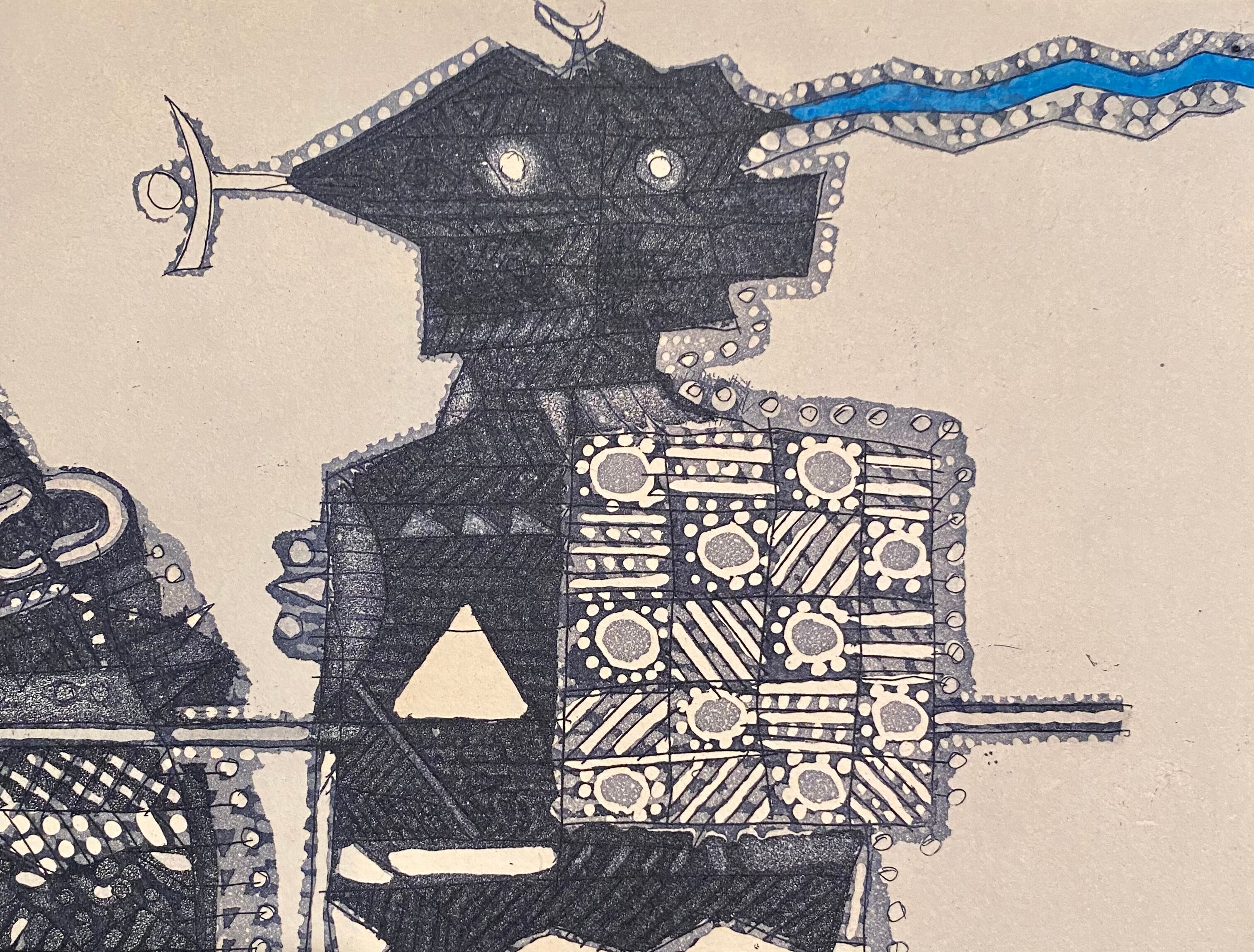 Lithographie originale signée et numérotée Max Papart - Le Cavalier