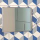 Ancien miroir de barbier 25X31 cm