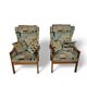 2 x Casala wingback / lounge / armchair in top condition / 4 small cushions / 1960s