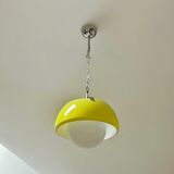 Space age 70s ufo lamp - iconic pendant light in the style of 'omega' by vico magistretti