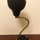 Brass bedside lamp from the 1950s