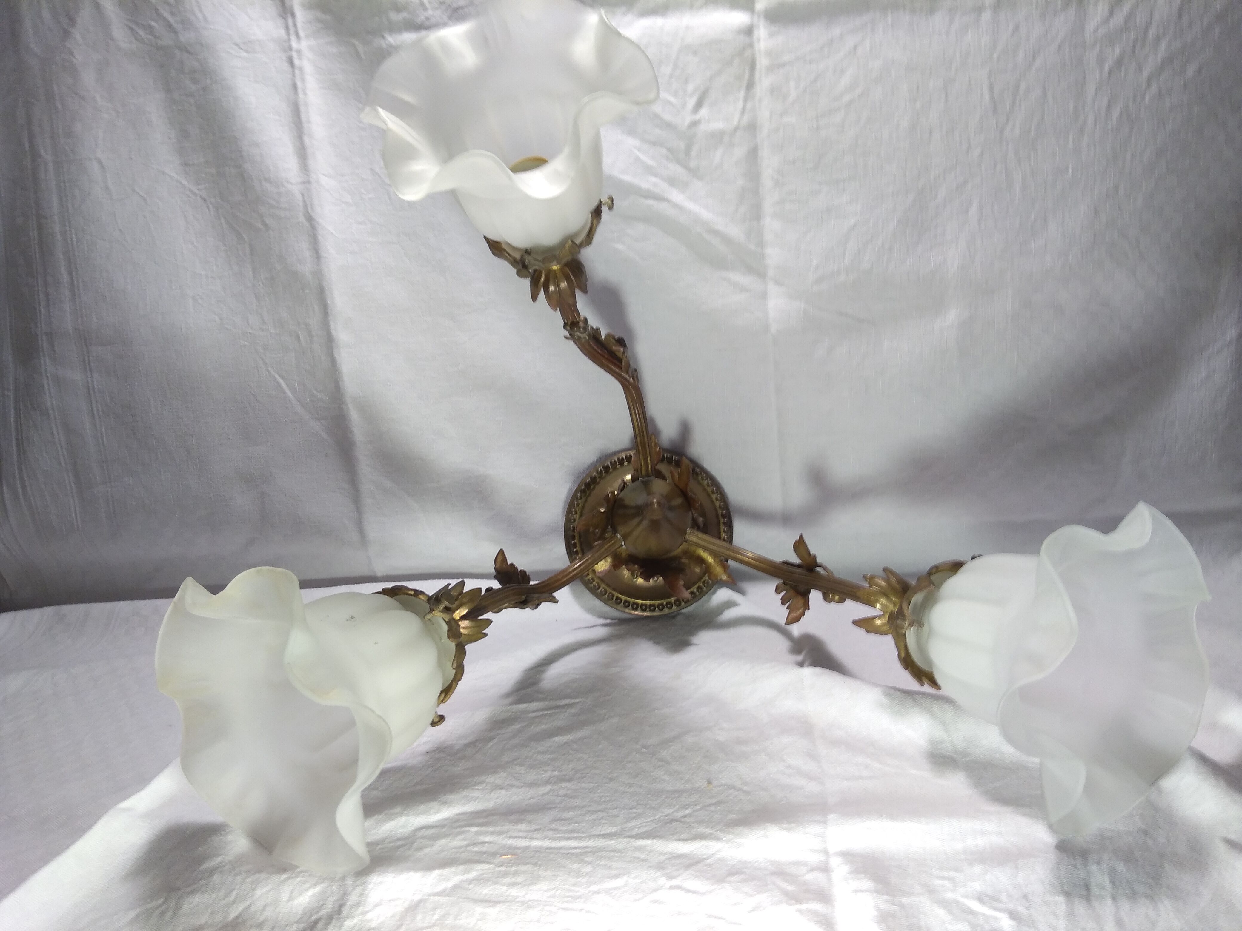 Old art nouveau chandelier