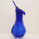 Blown glass vase by egermann, czech republic 1970