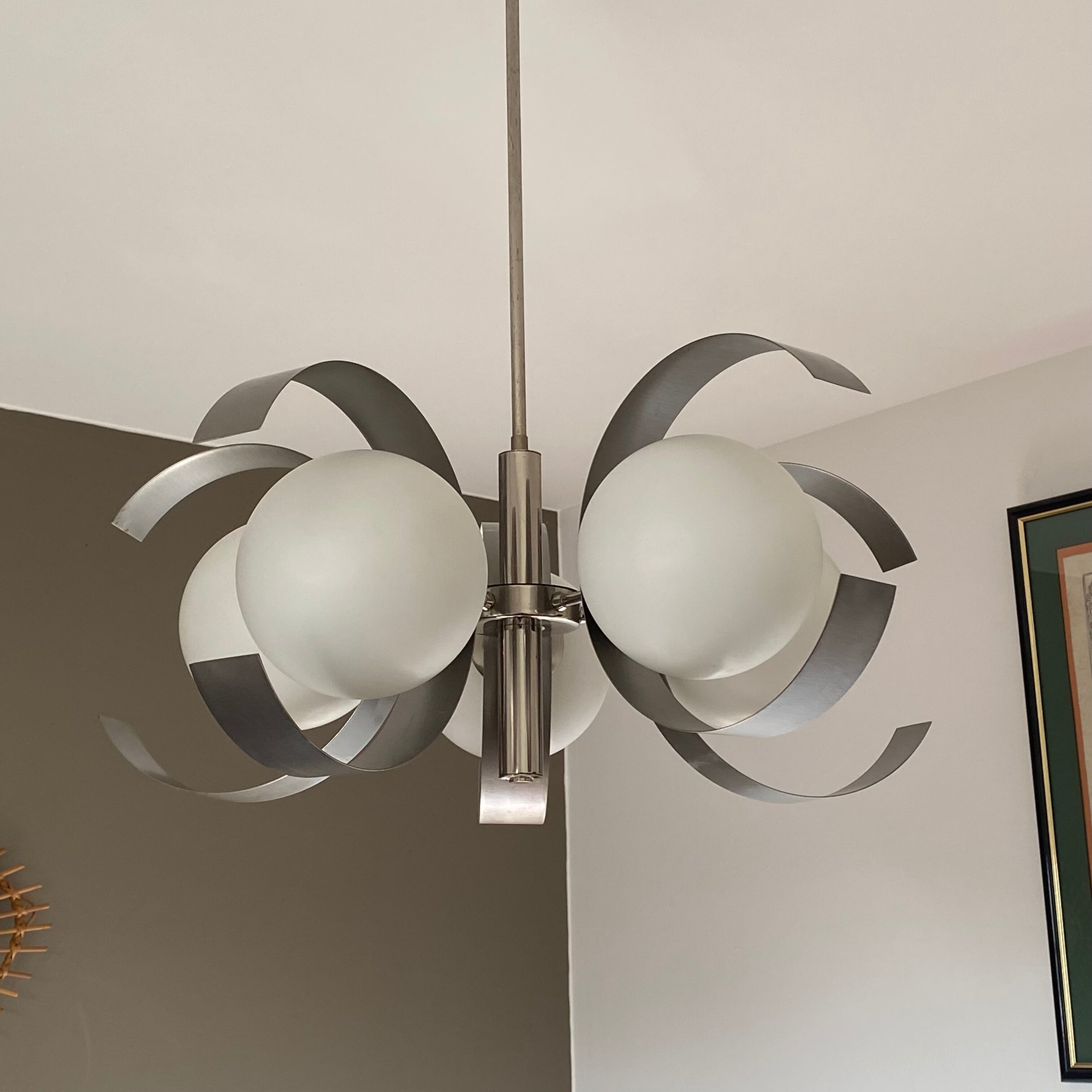 Chandelier "sputnik" 1970