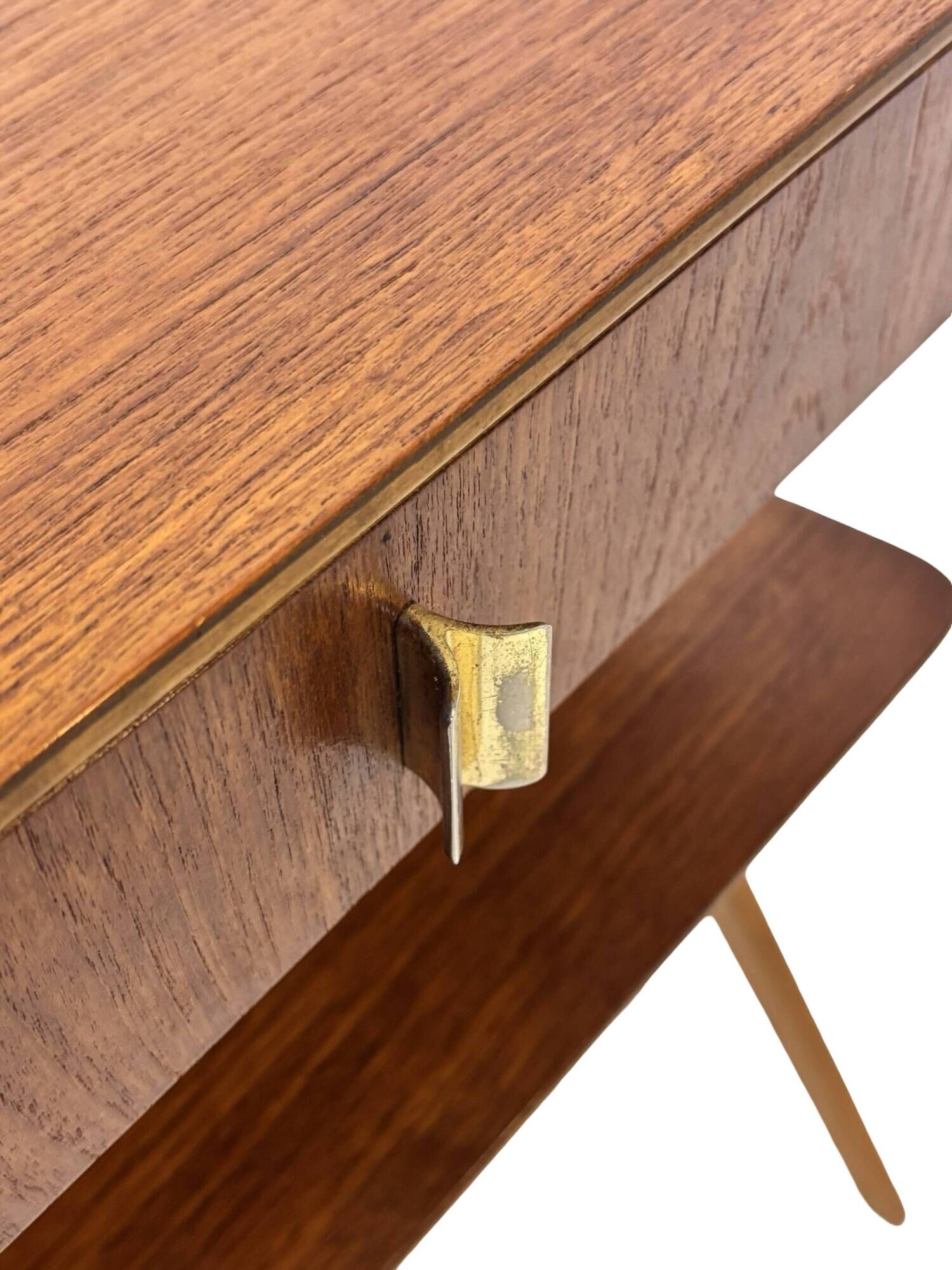 Vintage Scandinavian teak side table/bedside table and 60's Design