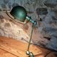 Lampe de bureau industrielle vintage Jielde – Lampe de travail réglable verte