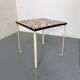 Vintage Modernist Mosaic Ceramic and Steel Side Table, 1950s