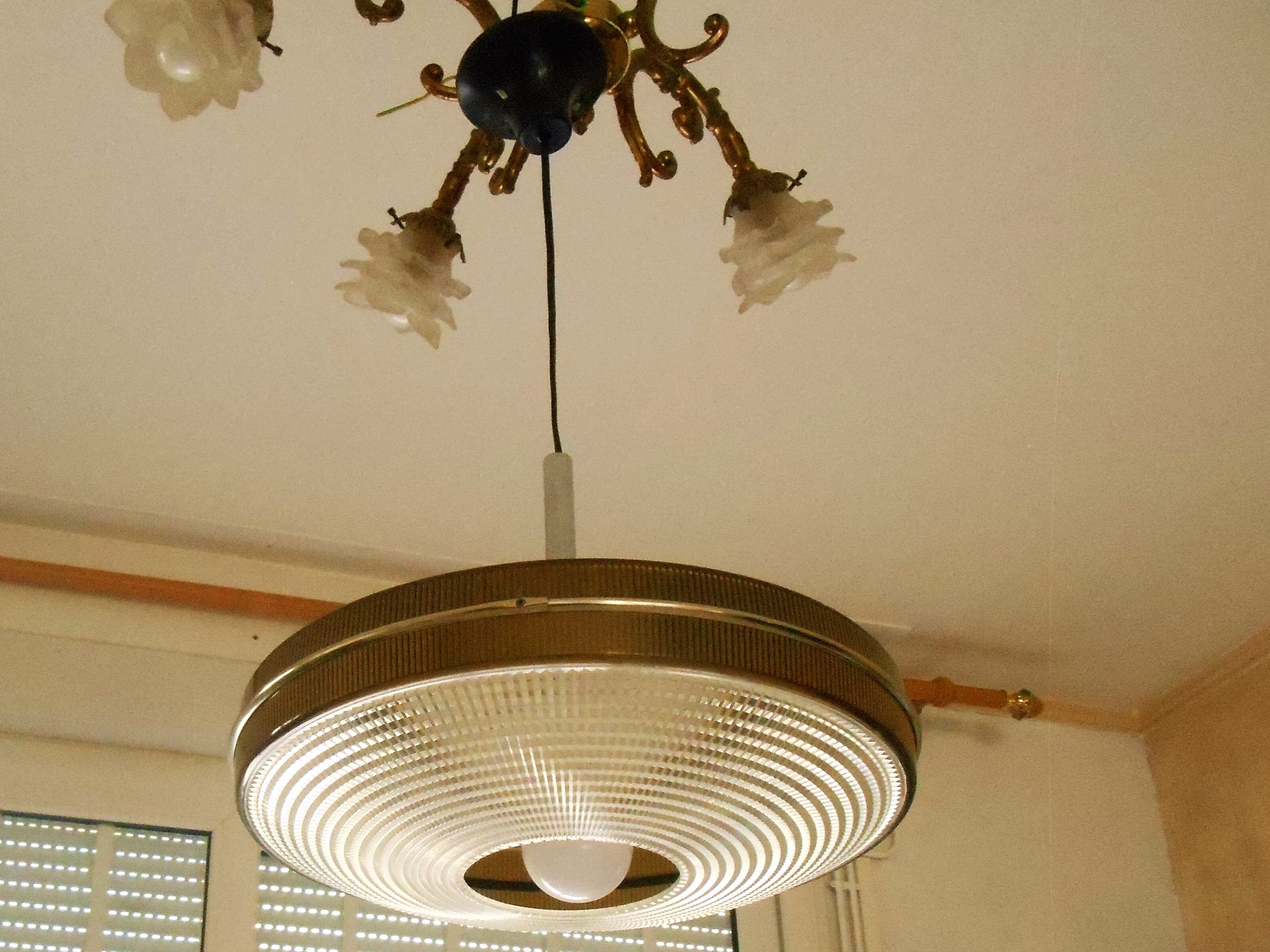 Old ufo hanging lamp