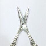 Pair of silver grape scissors Pierre Queille
