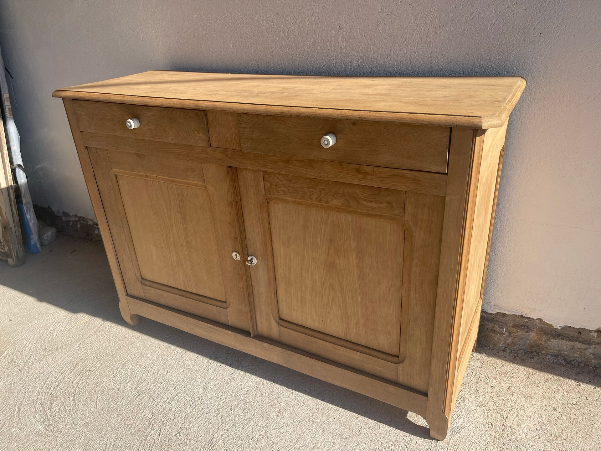 Chic rustic wooden buffet