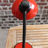 Aluminor desk lamp red 80's