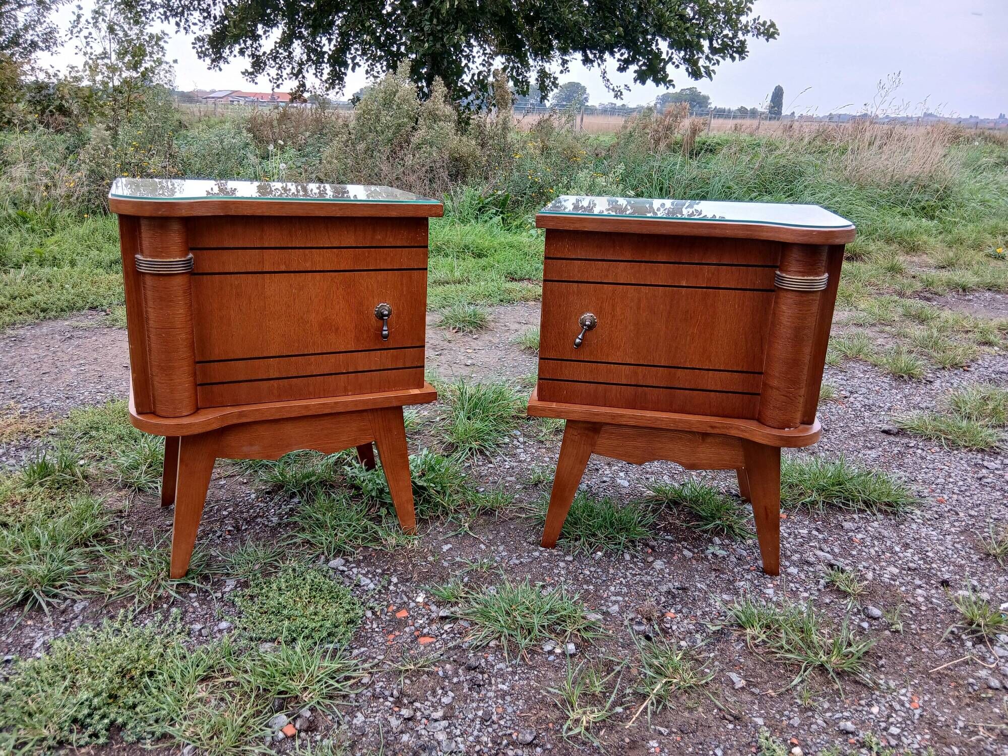 Art Deco bedside tables